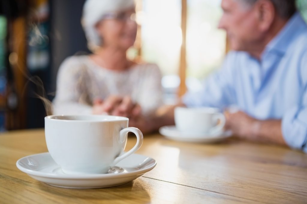 coffee cup on table