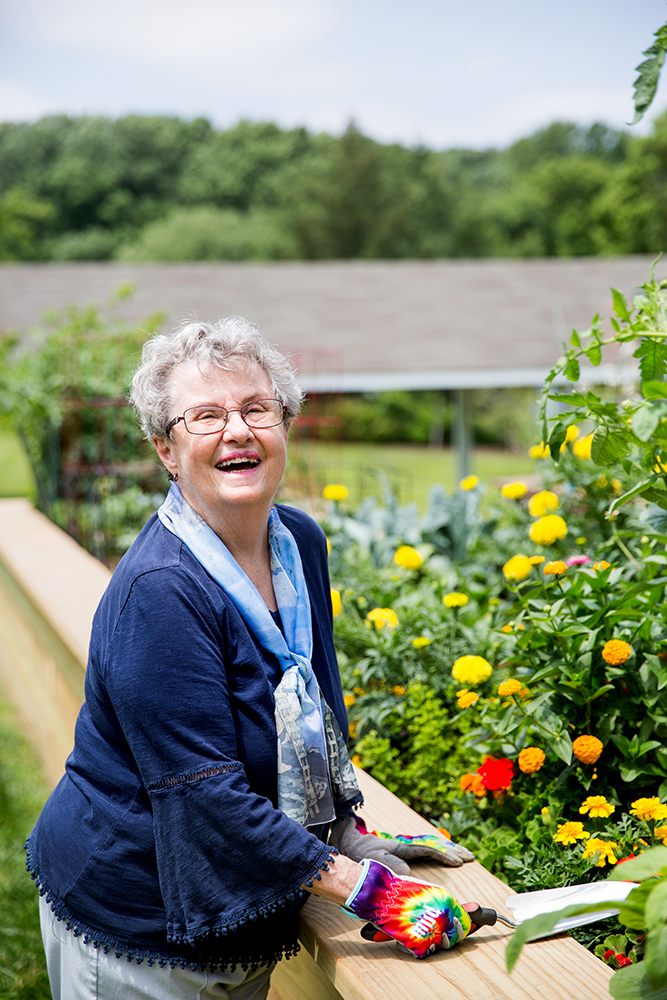 resident gardening