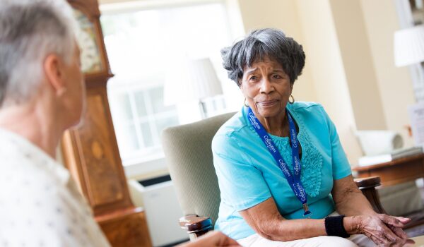 residents talking